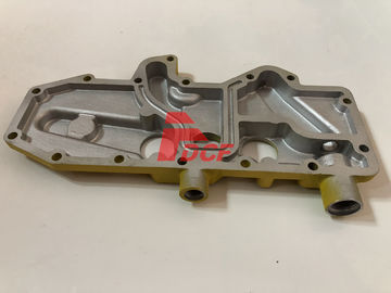 Engine C7 Oil Cooler Cover Untuk  Excavator Suku Cadang Mesin Diesel