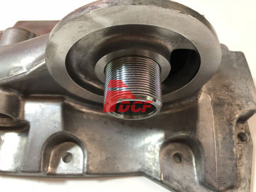 Engine C9 Oil Cooler Cover Untuk Bagian-bagian Mesin Diesel  Excavator