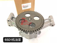 6SD1 Engine Oil Change Pump 1-13100191-2 Untuk Isuzu Excavator Lupakan Bagian-Bagian Mesin